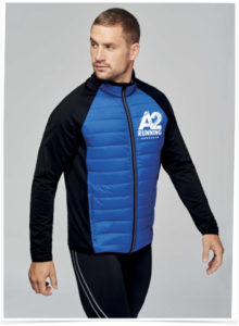 VESTE SPORT BI-MATIERE unisexe Homme/Femme
