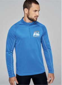 SWEAT RUNNING 1/4 Zip Homme